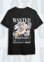 Monkey D Luffy Wanted Tshirt 01