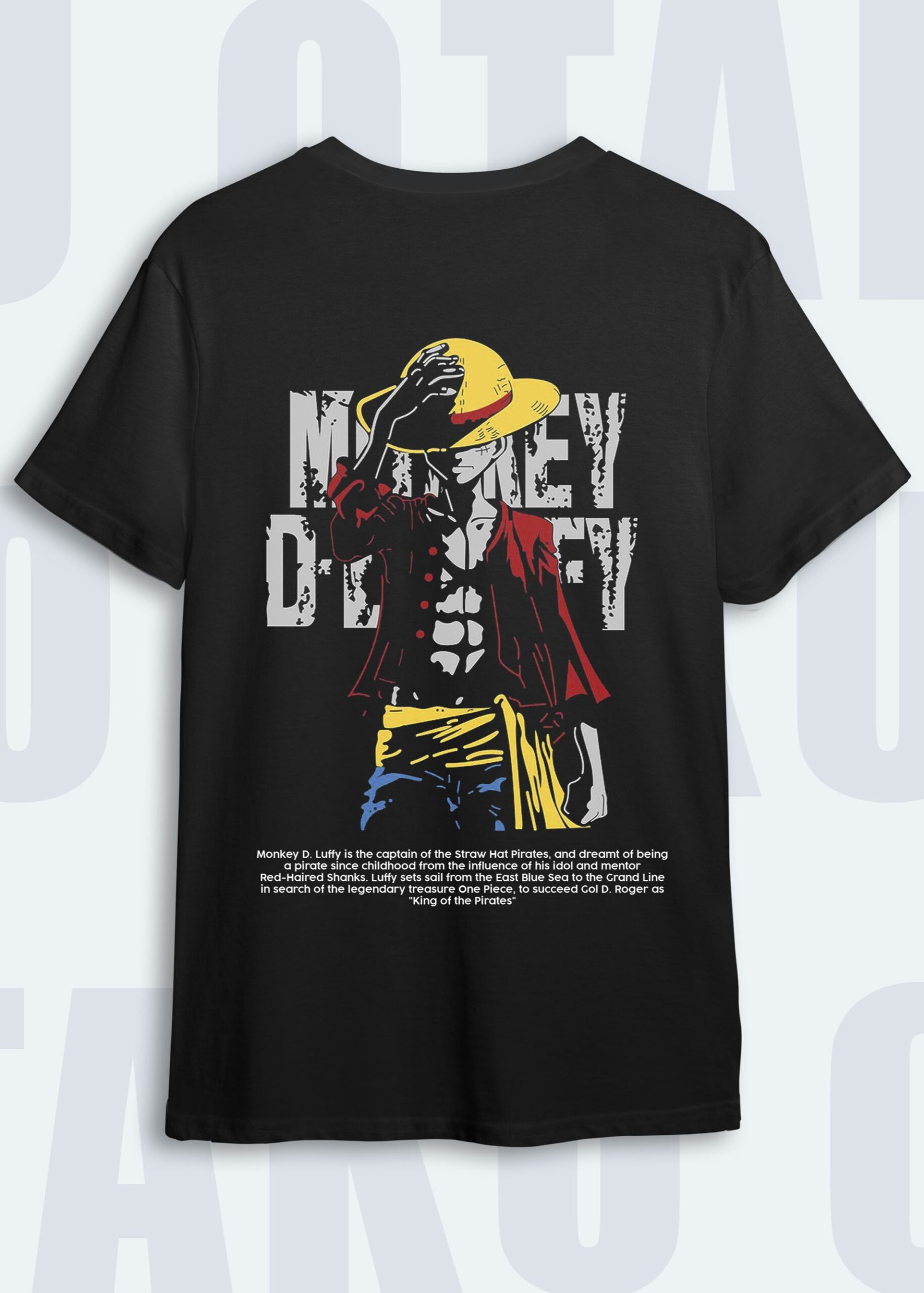 OTAKU CLOTHING Monkey D.Luffy Tshirt 04 - Image 1