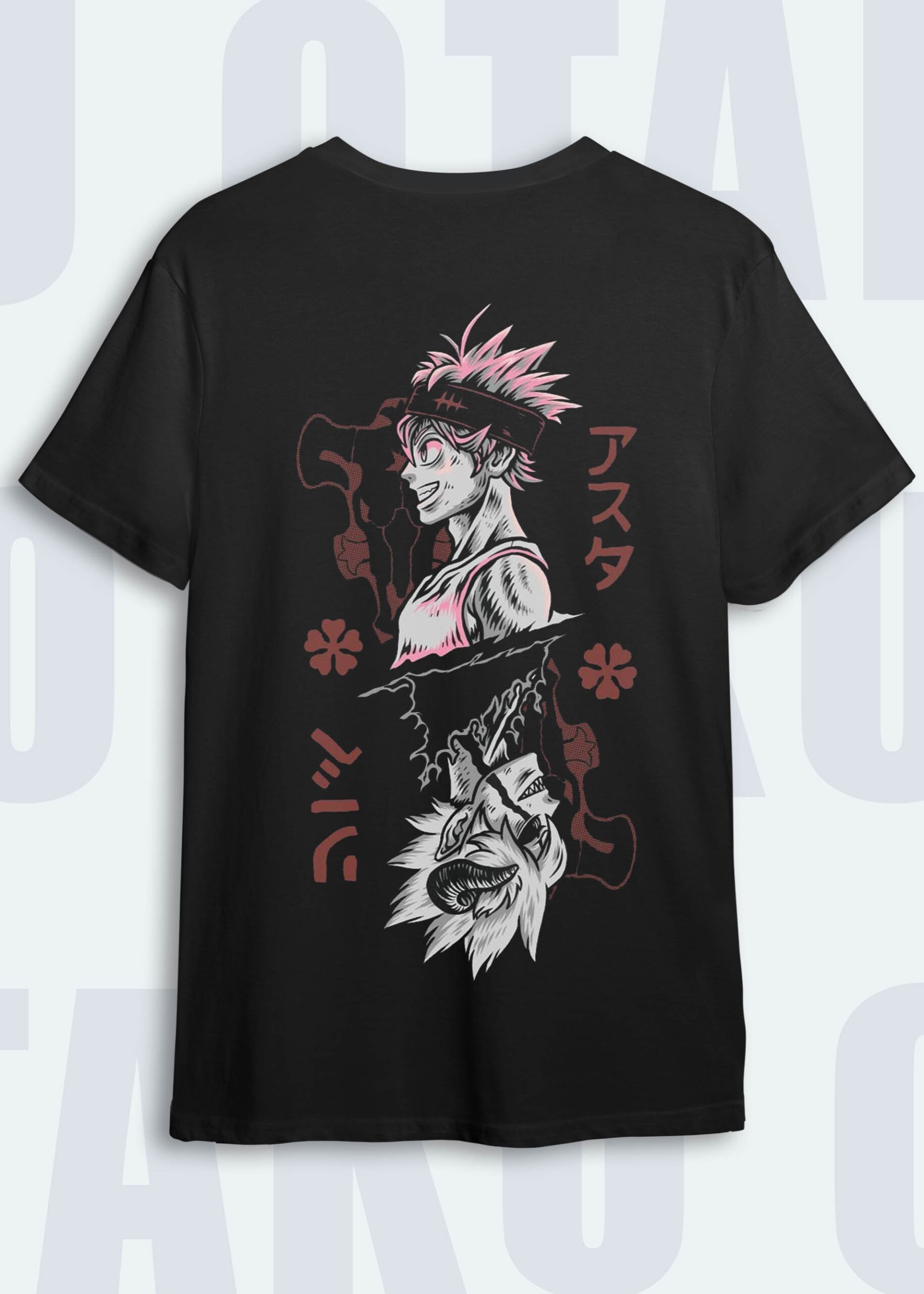 OTAKU CLOTHING Black Clover Tshirt 01 - Image 1